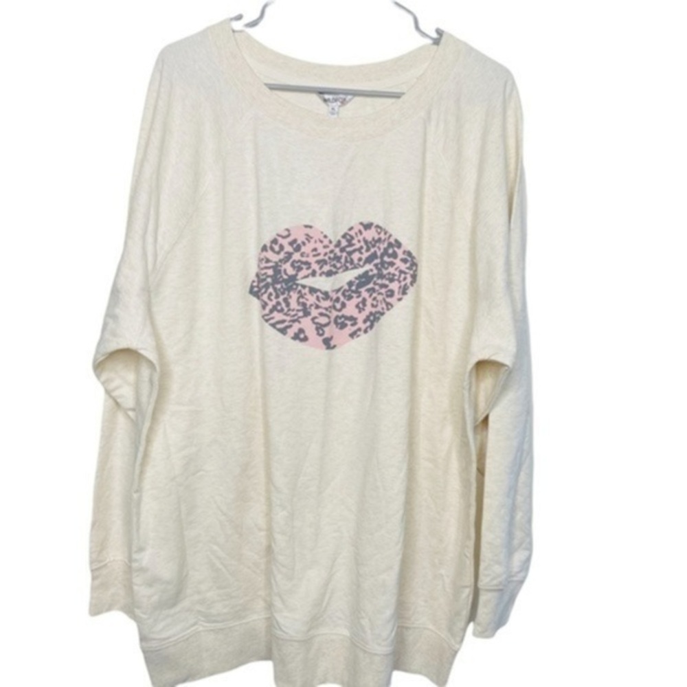 Wild fox Leopard Kiss Sweatshirt Size XL